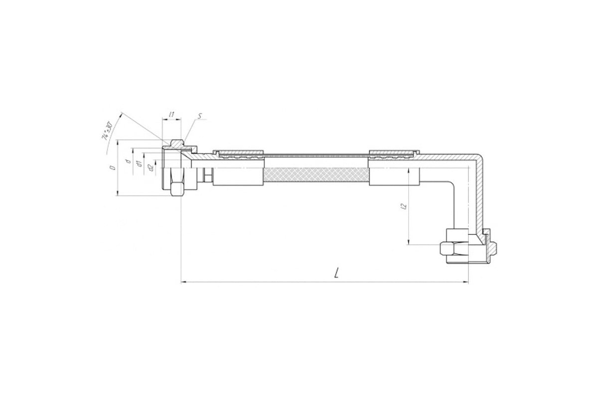 Technical drawing for 8Д0.447.021